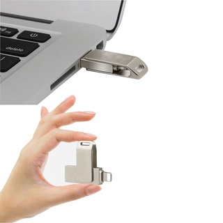 ราคาแฟลชไดรฟ์ USB 2 in 1 for iPhone for ios Laptop USB