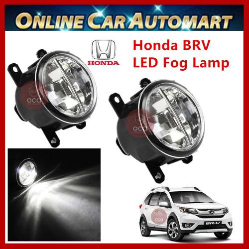 อะไหล่ไฟตัดหมอก LED OEM สําหรับรถยนต์ Honda BRV 2 ชิ้น (ประเภท BMW สีขาว)