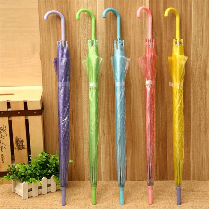 ร่มกันแดดกันฝนร่มแฟชั่นญี่ปุ่นมีแบบสีใสและแบบสีขุ่นมี2แบบ-T502