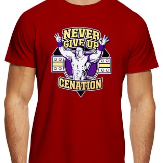 Tee - WWEแชมเปี้ยนชิพJohnCenaLegendCenationไม่เคยยอมแพ้สหพันธ์โลกWreslingสหพันธ์แฟชั่นเสื้อยืดเกาหล