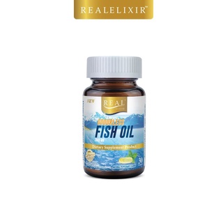 Real Elixir odourless fish oil 30 แคปซูล