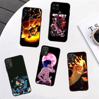 เคสโทรศัพท์มือถือ ลายการ์ตูนอนิเมะ Demon Slayer Kimetsu no Yaib สําหรับ Motorola Moto E7 E6S E6 E5 E4 Plus Play Power AE2