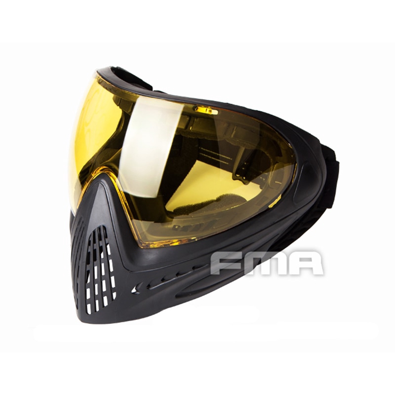 FMA F1 Full Face หน้ากากชั้นเดียว Paintball ความปลอดภัย Anti - FOG หน้ากากสำหรับงานปาร์ตี้อุปกรณ์ยุท