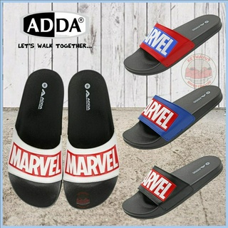 รองเท้าแตะผู้ชายแบบสวม รองเท้าแตะแบบสวม ลาย marvel Adda 13601