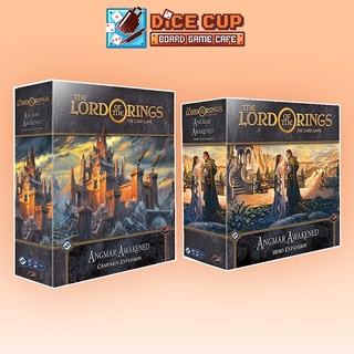 [ของแท้] Lord of The Rings The Card Game Angmar Awakened Expansion Board Game