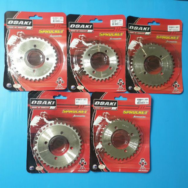 สเตอร์หลัง Spark z y100 420 30tถึง36t เลือกได้ค่ะ สเตอร์เลส Osaki แท้