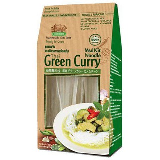 Thai Aree Green Curry Noodle Meal Kit 200g ไทยอารีย์ชุดก๋วยเตี๋ยวแกงเขียวหวาน 200 กรัม