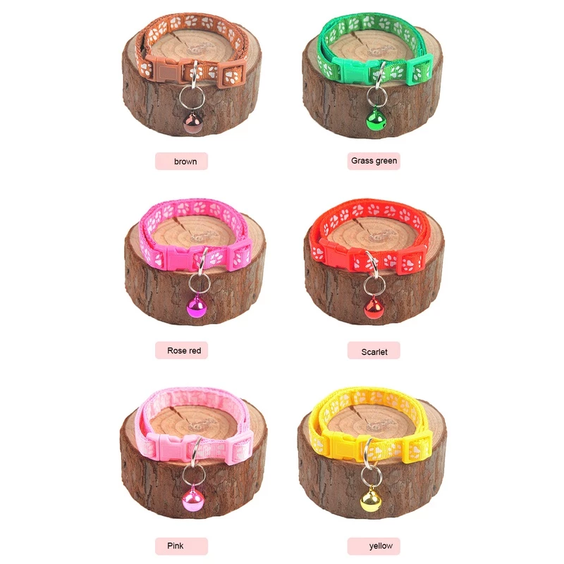ปลอกคอกระดิ่งน่ารัก ปรับระดับได้ สัตว์เลี้ยง 6 สี thumbnail 9