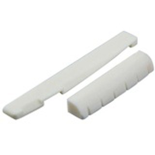 TK Bone Bridge Nut + Saddle for Acoustic Guitarหย่องบนหย่องล่าง
สะพานสาย 2 ชิ้น