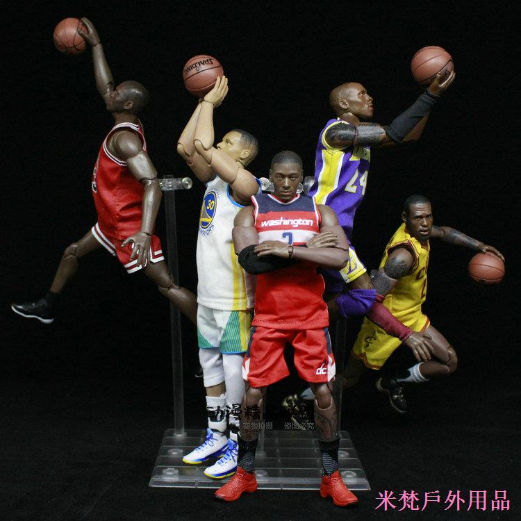 Dreary003 NBA รูป Kobe Jordan Curry James Vol 1/9 บาสเกตบอลเคลื่อนย้ายได้รูปตุ๊กตาของขวัญ