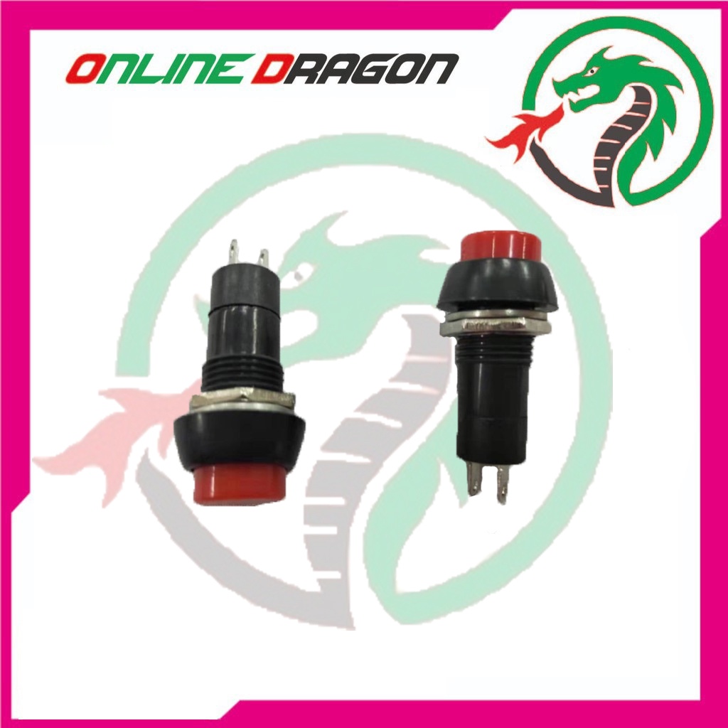 2PCS PUSH ON SWITCH STEERING HORN SWITCH MOTO