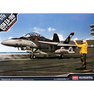 โมเดลเครื่องบินประกอบ ACADEMY USN EA-18G VAQ-141 Shadow Hawks 1/72