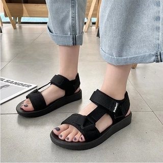 (พร้อมส่งรอรับ1-2วัน) ​รองเท้ารัดส้น 3 สาย​ สไตล์เกาหลี