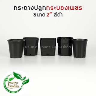 [ใช้โค๊ดส่วนลดอีก 60 บาท]เกษตรเงินล้าน กระถาง2นิ้ว 4 แบบ อย่างดี  แพ๊ค 1000ใบ By.คิม เกษตรเงินล้าน