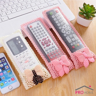 ประดับโบว์ มุ้งมิ้ง น่ารัก  ซองใส่รีโมตคอนโทรล Remote control cover