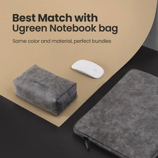 UGREEN กระเป๋าหนัง สำหรับจัดเก็บสายเคเบิล หูฟัง อุปกรณ์เสริมมือถือ Storage Bag