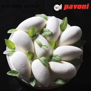 Pavoni PX073 Pavoflex Quenelle Tonda 66x35xH26 mm. NR.49 / พิมพ์เค้ก