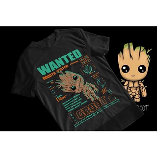 เสื้อยืด Marvel Groot FunkoPop T-shirtเสื้อยืด เสือยืดผู้ชาย