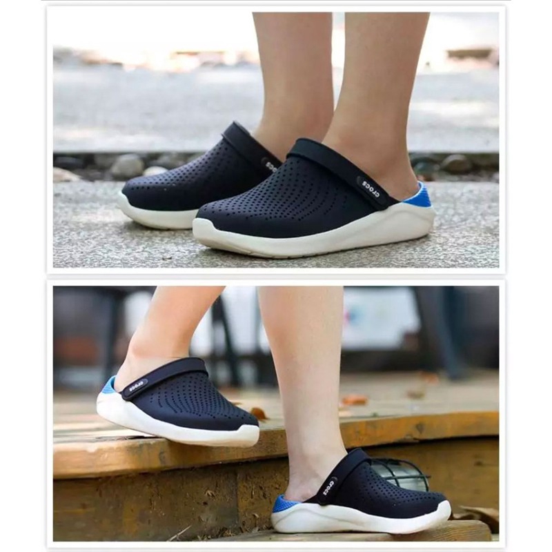 （พร้อมส่ง）ขาย crocs Literide พรีเมี่ยมของแท้รองเท้า (อย่างเป็นทางการ)รองเท้าชายหาด