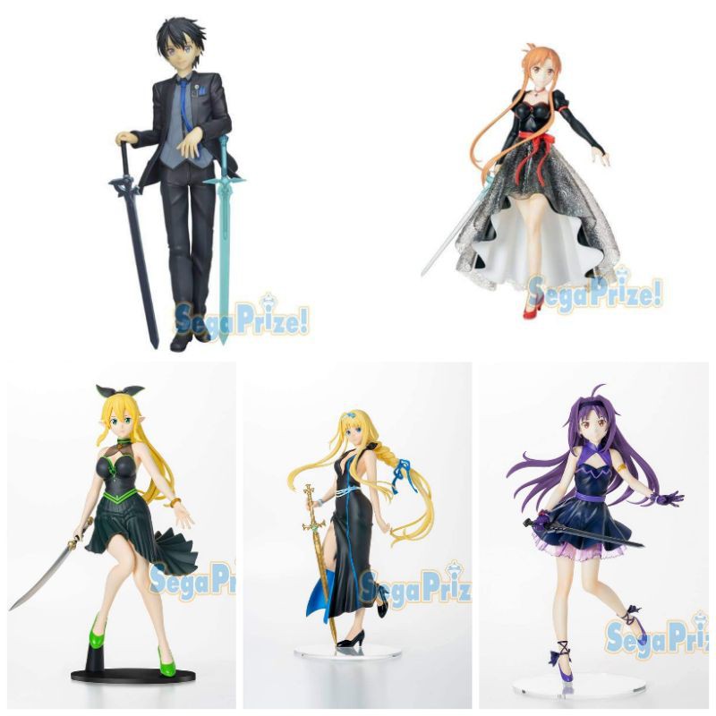 Sword Art Online Alicization - Asuna & Kirito LPM Figure - Ex-Chronicle Ver. (SEGA) LotJP All Charac