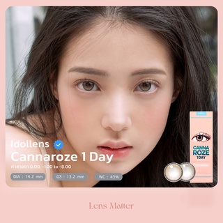 (รายวัน1กล่อง5คู่) CANNA ROZE 1 DAY - Idollens (รายวัน) Lens Matter คอนแทคเลนส์เกาหลี