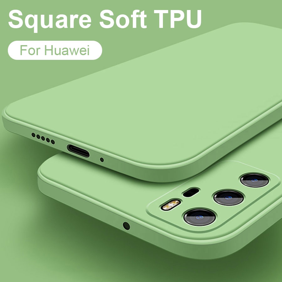 เคสโทรศัพท์มือถือ ซิลิโคนนิ่ม ผิวด้าน กันรอยนิ้วมือ กันกระแทก สําหรับ Huawei P40 Lite P30 Pro Nova 7i 7 SE 5T 3i Y9 2019