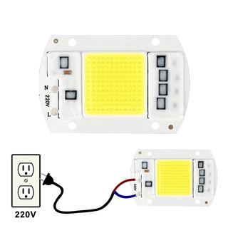 ชิปไดร์เวอร์ Led 20W 30W 50W Cob Led Ac 220V ไม่มีเข็มสําหรับโคมไฟ Diy