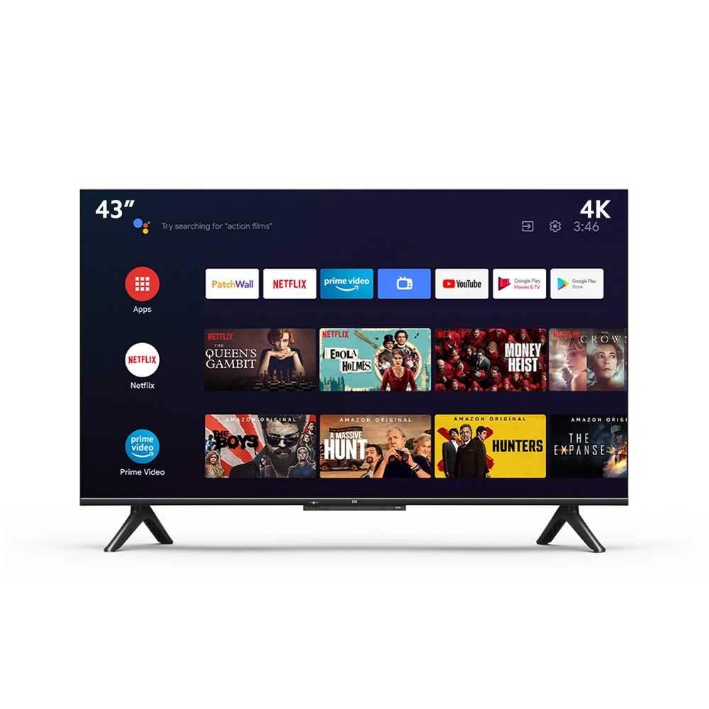 ♨♧Xiaomi Mi TV P1 43" Android 4K UHD รองรับ Netflix,Youtube,Google Assistant ประกันศูนย์ไทย 3 ปี
