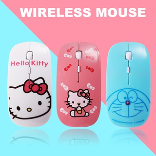 เมาส์ไร้สาย ลาย Hello Kitty น่ารัก 2.4 G