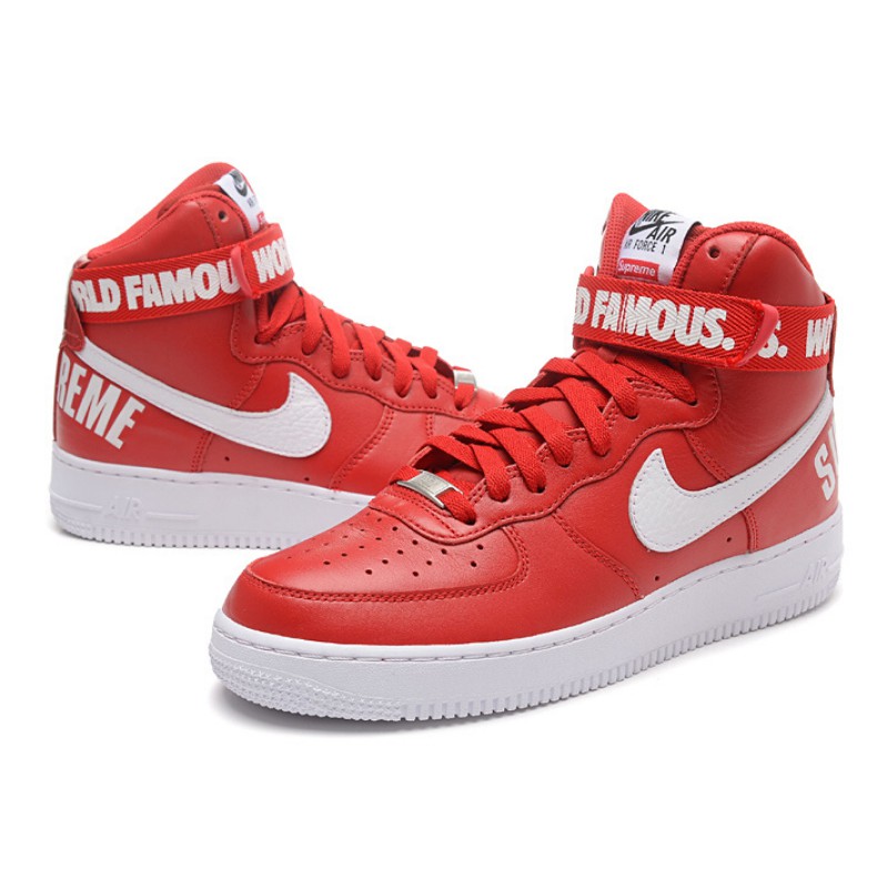supreme af1 red