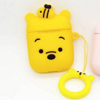 กล่องซีลีโคน ลาย Pooh พูห์ ขนาด 4.5x5 ซม.