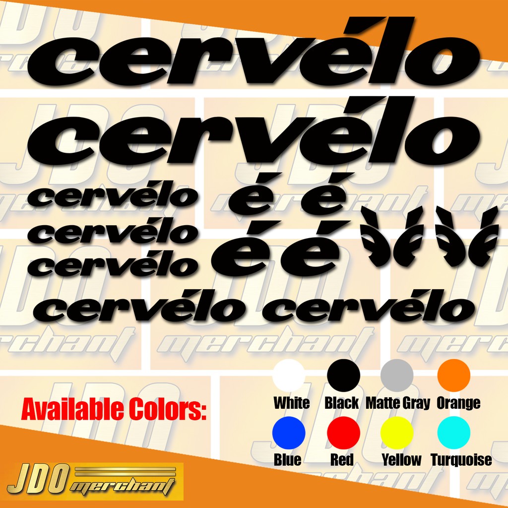 สติกเกอร์ไวนิล FESA Cervelo สําหรับติดรถจักรยาน