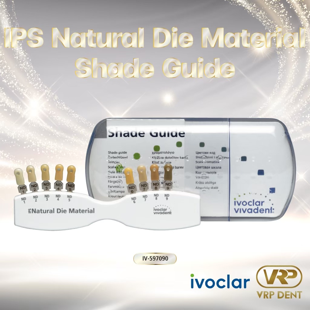 IPS Natural Die Material Shade Guide สำหรับเทียบเฉดสี abutment IV-597090