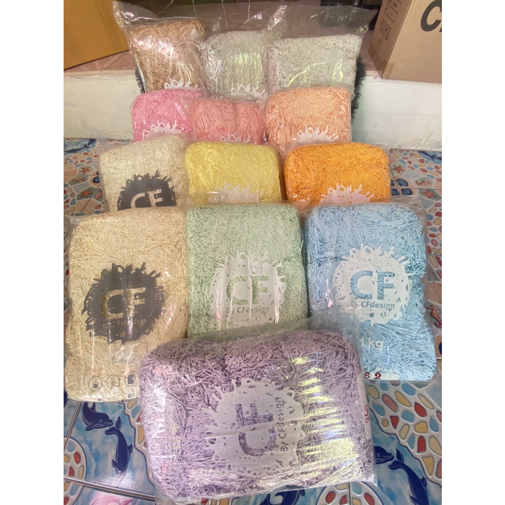 กระดาษฝอย  สีพลาสเทล 2มิล