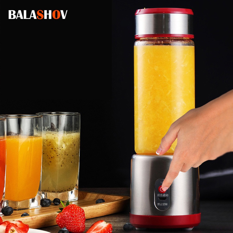 450ML Portable Juicers Electric Multifunction USB Rechargeable Blender