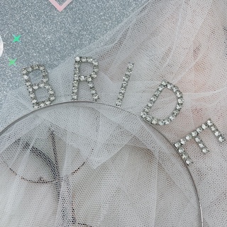 ที่คาดผม BRIDE TO BE ที่คาดผมว่าที่เจ้าสาว ᯤ พร้อมส่ง ᯤ hen night   bachelor party wedding veil แต่งงาน