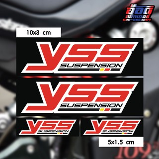 สติกเกอร์ YSS สะท้อนแสง 3M สีสด ชัด กันน้ำ 1 ชุด มี 4 ชิ้น 59.-