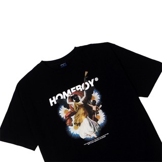 ผ้าฝ้ายแท้HOMEBOY.V HB.HEAVEN เสื้อยืดโอเวอร์ไซส์S-3XL