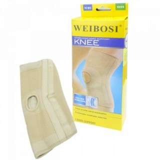 WBS SUPPORT WEIBOSI KNEE อุปกรณ์ป้องกัน พยุง กล้ามเนื้อ หัวเข่า/ ปั่นจักรยาน ฟิตเนส ออกกำลังกาย 1 กล่องบรรจุ 1 ชิ้น 9254