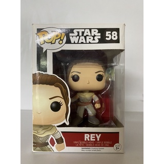 Funko Pop Rey Star Wars 58 กล่องมีรอยยับ