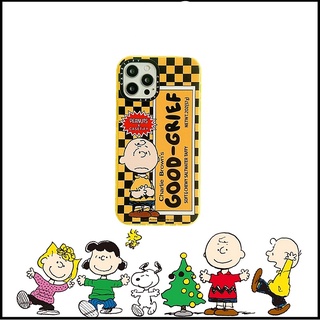 Casetify เคสโทรศัพท์ซิลิโคน TPU ลาย PEANUTS Charlie Brown สําหรับ For iPhone 7 8 Plus X XS XR 11 12 13 Mini Pro Max SE 2020