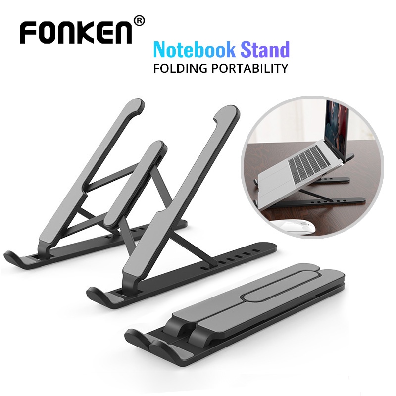 FONKEN ที่วางโน๊ตบุ๊ค Laptop Stand พกพาสะดวก ปรับองศาได้
