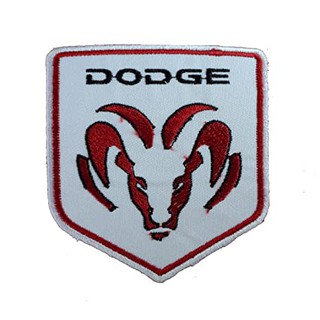 DODGE ป้ายติดเสื้อแจ็คเก็ต อาร์ม ป้าย ตัวรีดติดเสื้อ อาร์มรีด อาร์มปัก Badge Embroidered Sew Iron On Patches