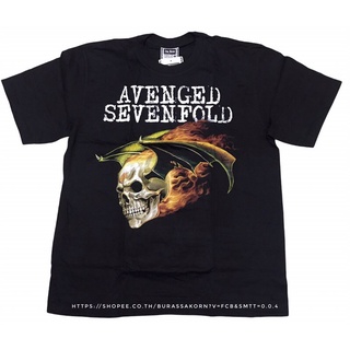 คอตต้อนคอกลม▪เสื้อวง Avenged SevenfoldS-5XL