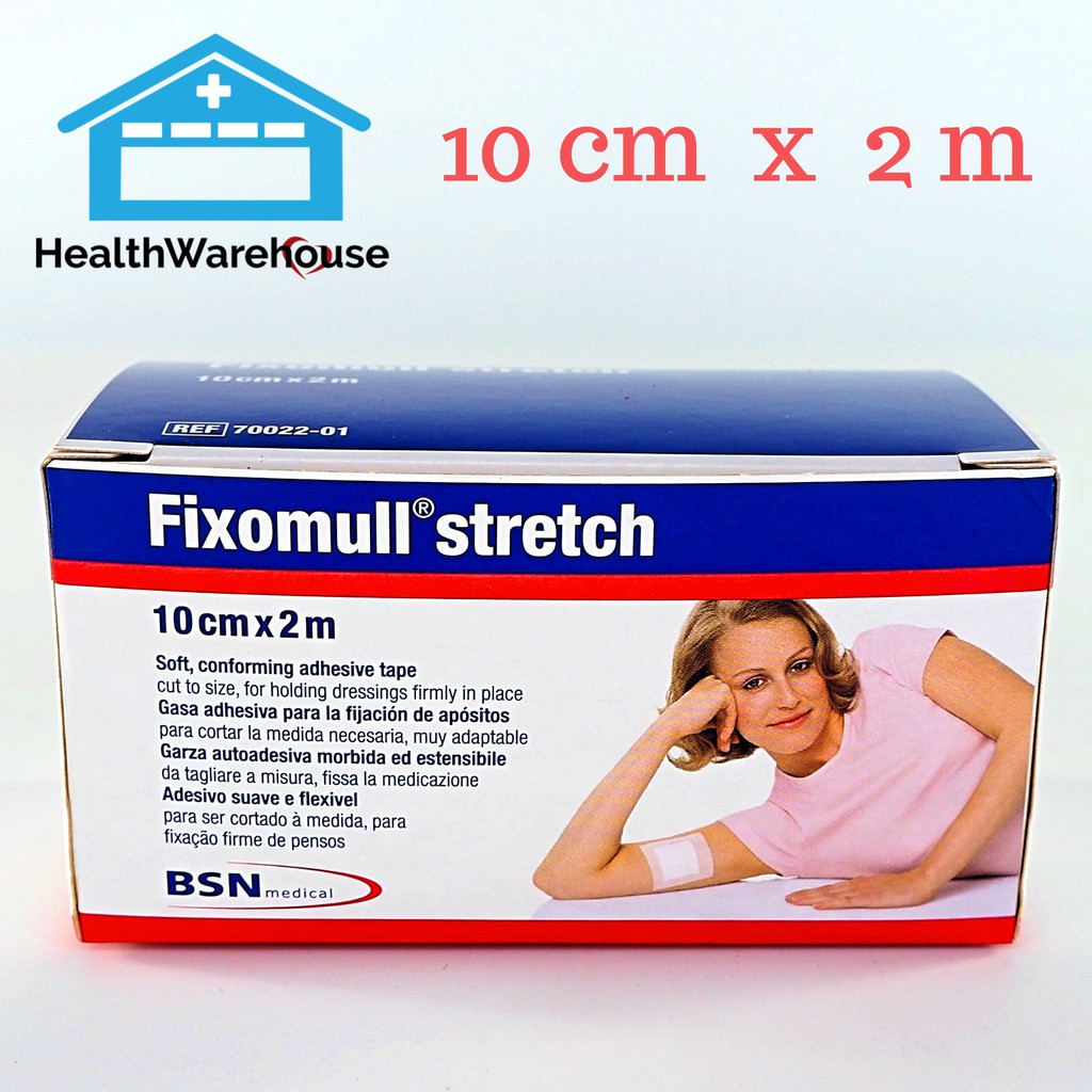 Fixomull Stretch 10 cm x 2 m ฟิกซ์โซมูล เทปปิดแผล ยืดได้