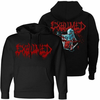 เสื้อกันหนาว มีฮู้ด ผ้าฝ้าย ลาย Exhumed Horror Relapse Records Ss4596 Idea สําหรับผู้ชาย เหมาะกับการเล่นกีฬา ของขวัญคริสต์มาส XY