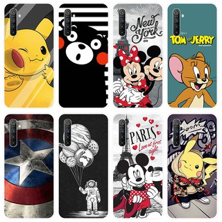 เคสสำหรับ Realme XT Case Silicone Back Cover Soft Casing RealmeXT cartoon TPU เคส