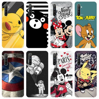 เคสสำหรับ Realme XT Case Silicone Back Cover Soft Casing RealmeXT cartoon TPU เคส