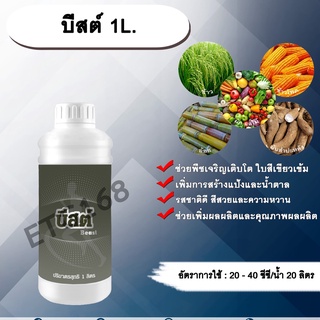 บีสต์ 1L. ธาตุอาหารรอง ธาตุอาหารเสริม เหล็ก กำมะถัน เร่งโต ใบเขียวเข้ม สร้างแป้ง น้ำตาล รสชาติดี สีสวย เร่งหวาน