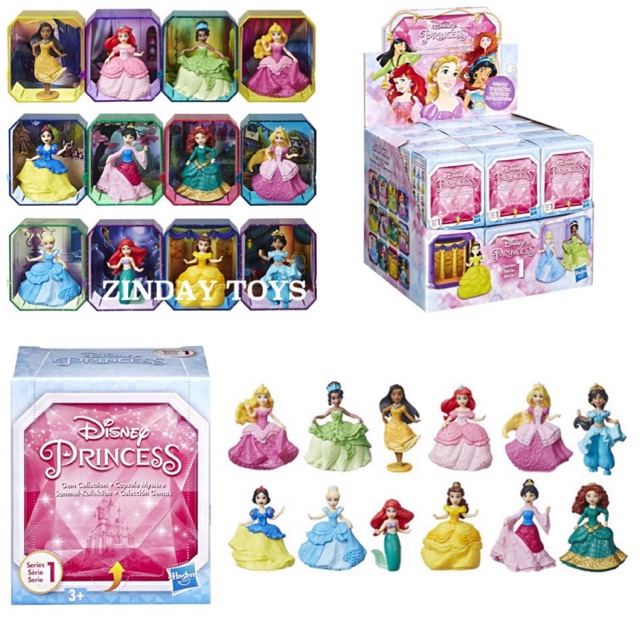 กล่องสุ่มตุ๊กตาเจ้าหญิงดิสนีย์ ลิขสิทธิ์แท้💯 Disney Princess Gem Collection